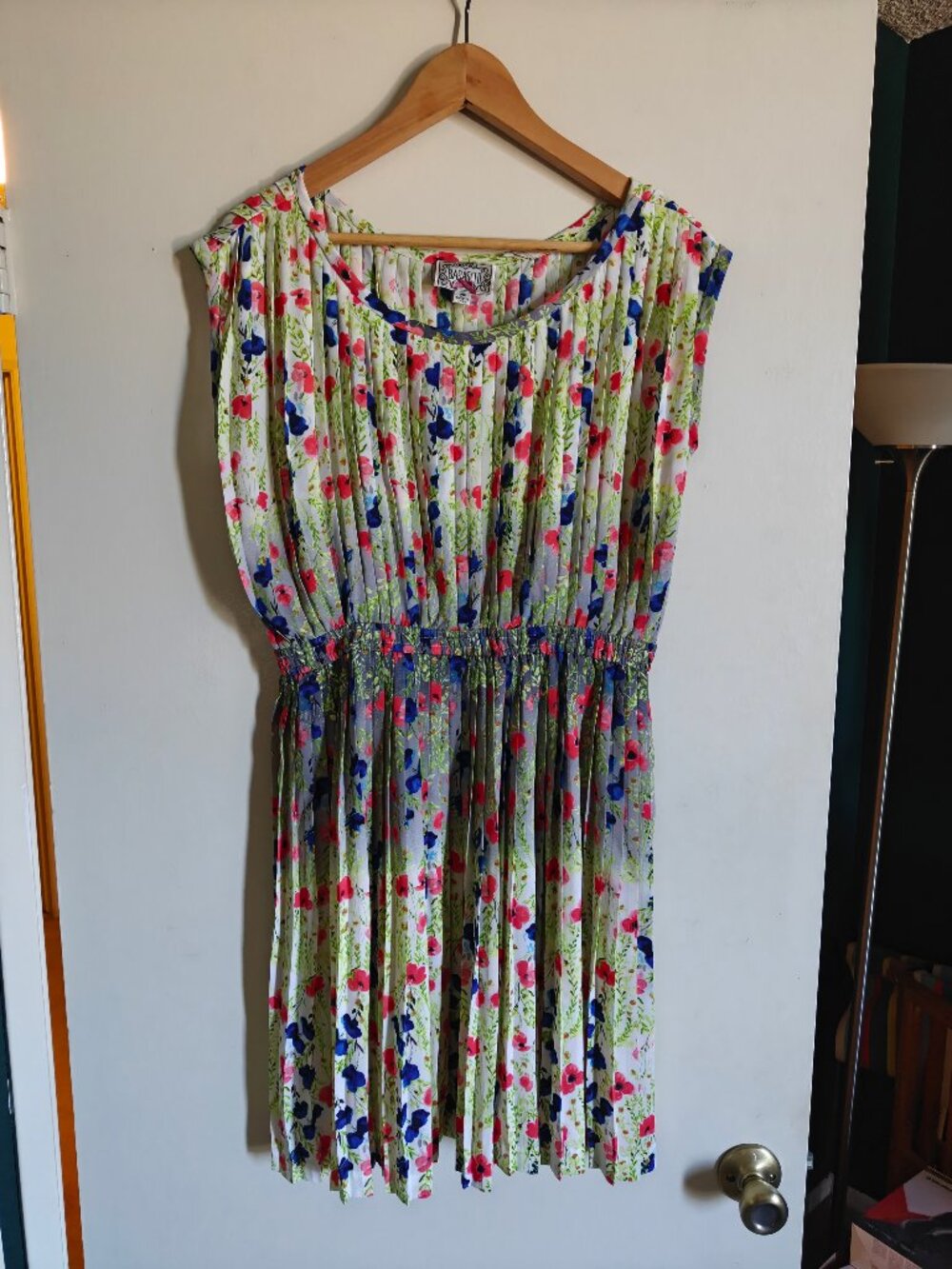 Yoana Baraschi Meadowlight Floral Pleated Dress